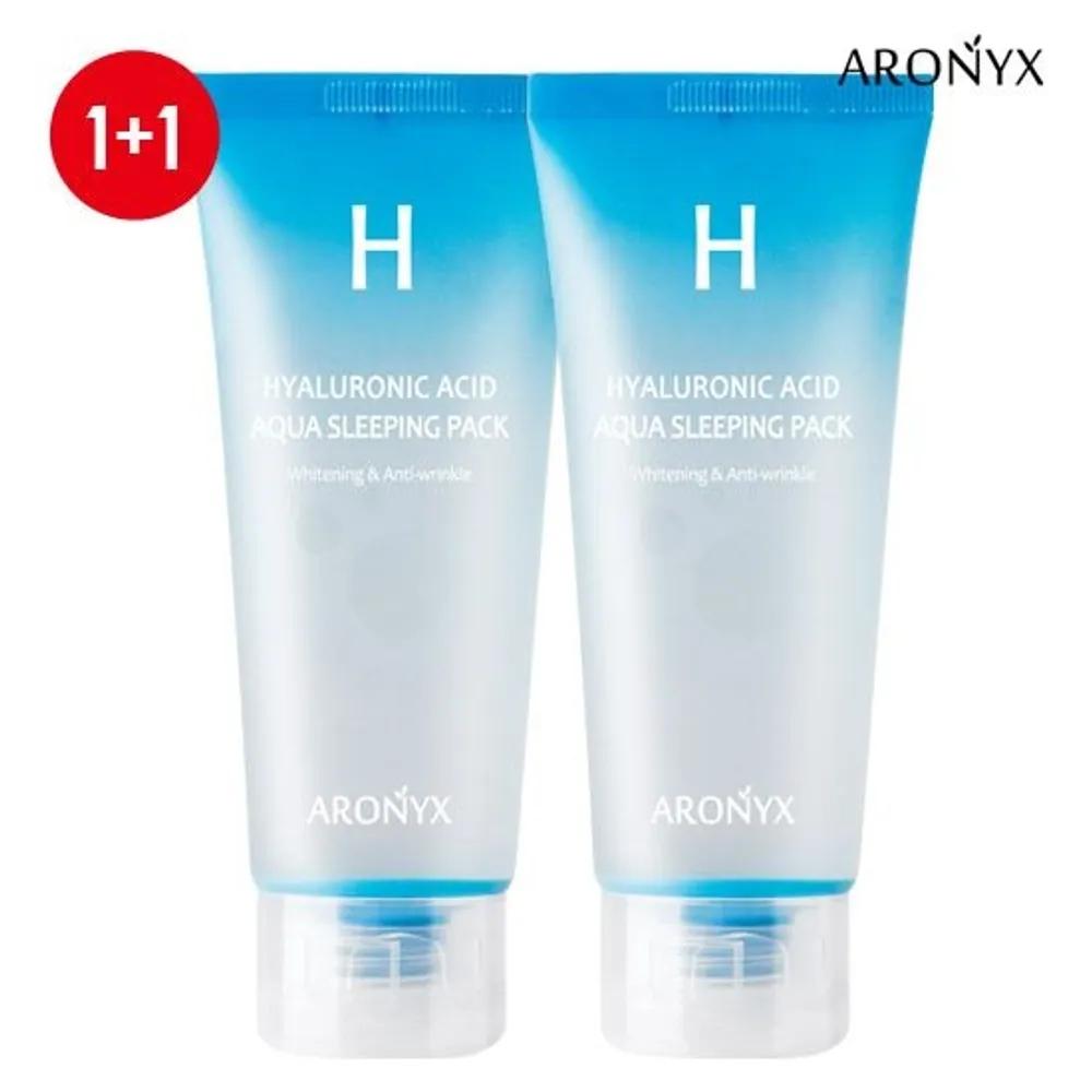Hyaluronic Acid Aqua Sleeping Pack 100ml x 2 / Moisturizing Cream Soothing Gel