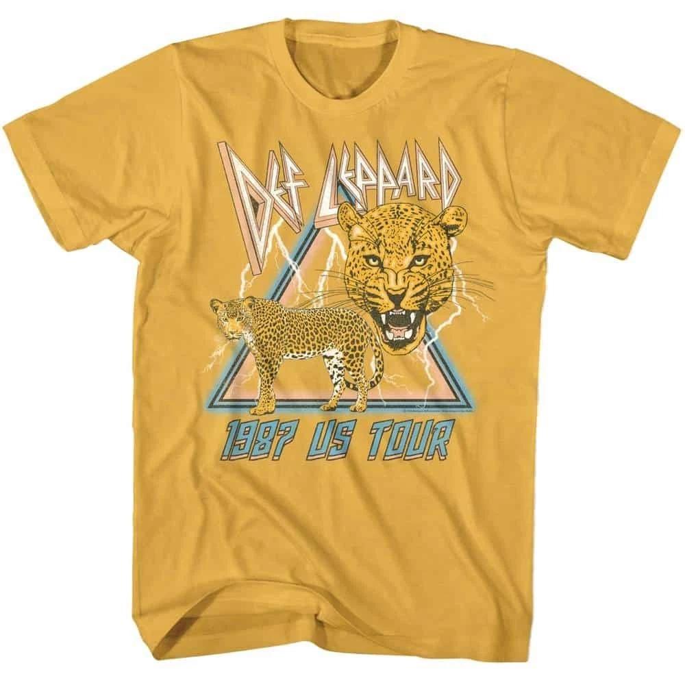 Def Leppard 1987 US Tour Lightning Men s T Shirt S