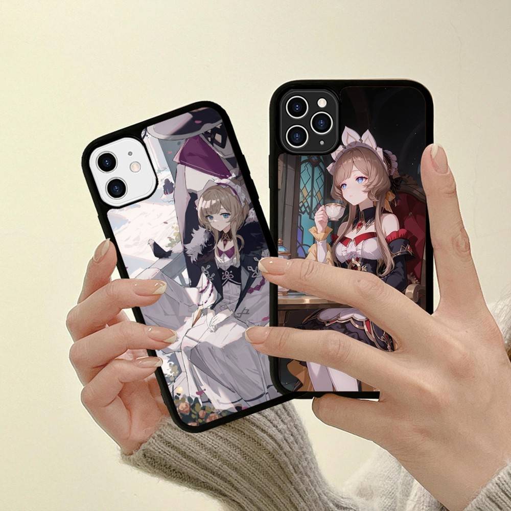 Game Genshin Impact Sandrone For Iphone 17 Air 16 15 14 13 12 11 Pro Max TPU+PC Plus Shockproof Back Phone Cover