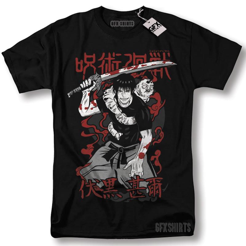 

Тодзи Фушигуро Магическая битва Футболка Аниме Манга Графический дизайн Футболка S