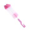 2PCS Head Washing Spout Cup Clean Sponge Bottle Brush Rotating Baby Nipple