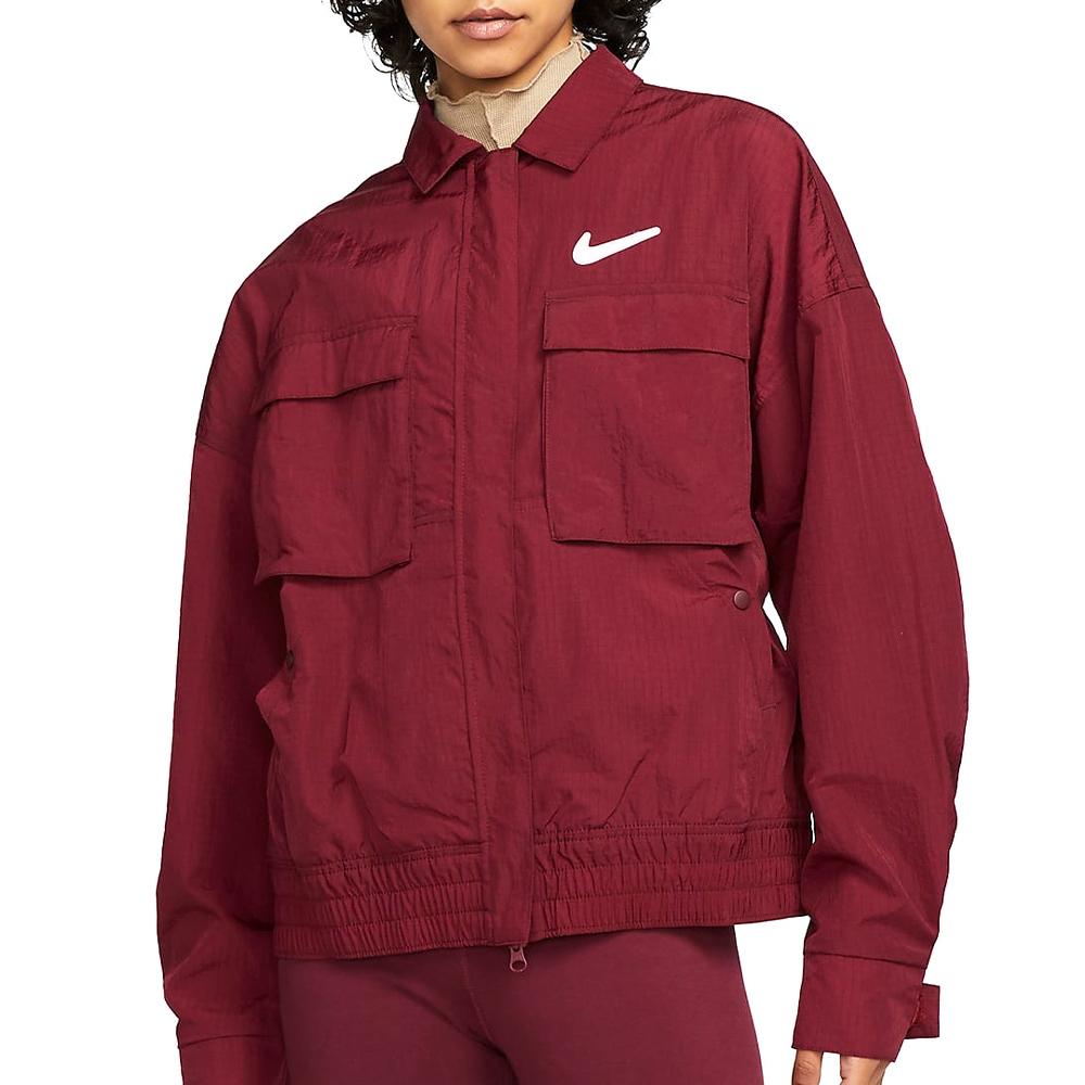 Nike AS W NSW SWSH WVN Jacket Unisex Burgundy DR5621-638 XS