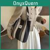 Trendy Street Style Canvas Tote Bag For Women Ideal For Daily Commuting And Classes