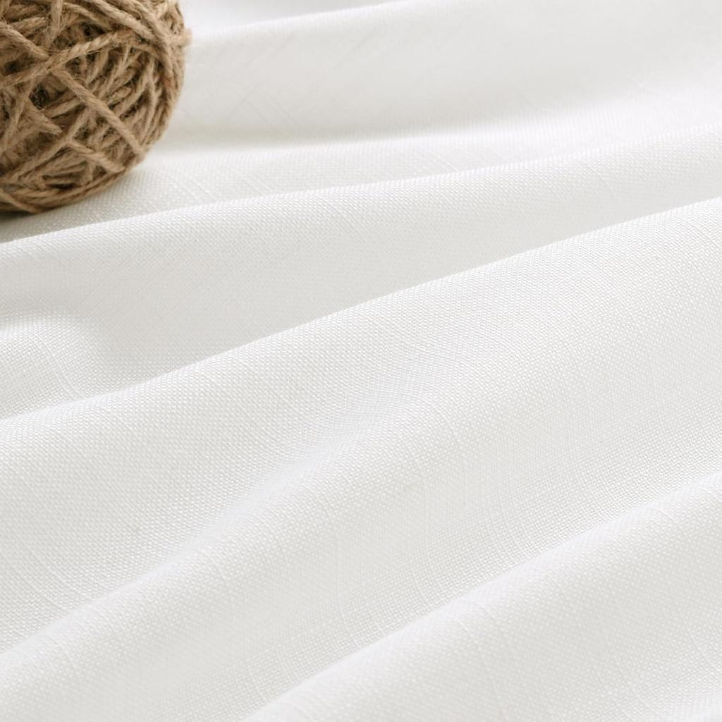 350cm Elegant Stylish Height Tulle Drape Faux Linen Sheer Livingroom Space Windowpane Drapes Bedchamber Drapes Drapes