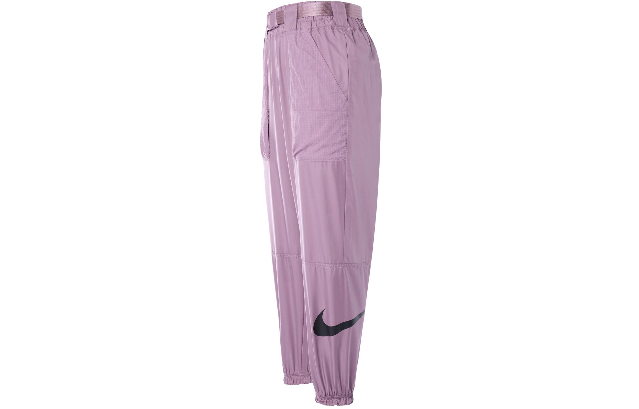 Nike Sports Pants Women s Gray Purple Moderate DB3867-515 M