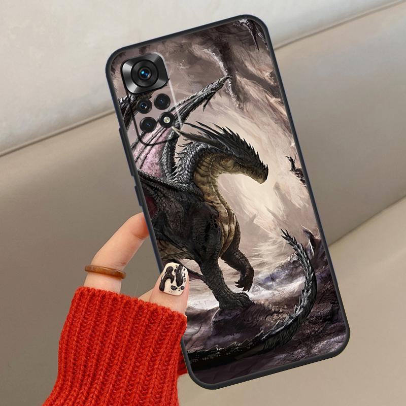 Dragon Cool Art Case For Xiaomi Redmi Note 14 13 12 11 10 15 Pro Plus Cover For Redmi 15 15C 12C 10C 13C 14C