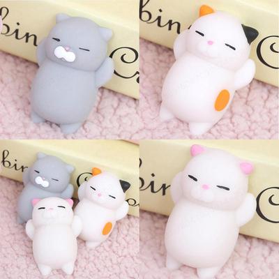Mini Animal  Decor Gift  Squeeze Fun  Kid Toy  Healing  Stress Reliever Kawaii Cat Squishy Soft