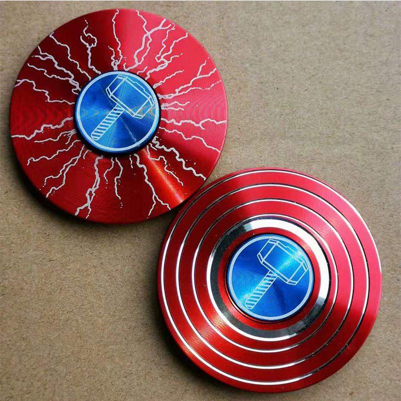 Captain Spinner American Fingertip Gyro Shield Alloy Toys Decompression
