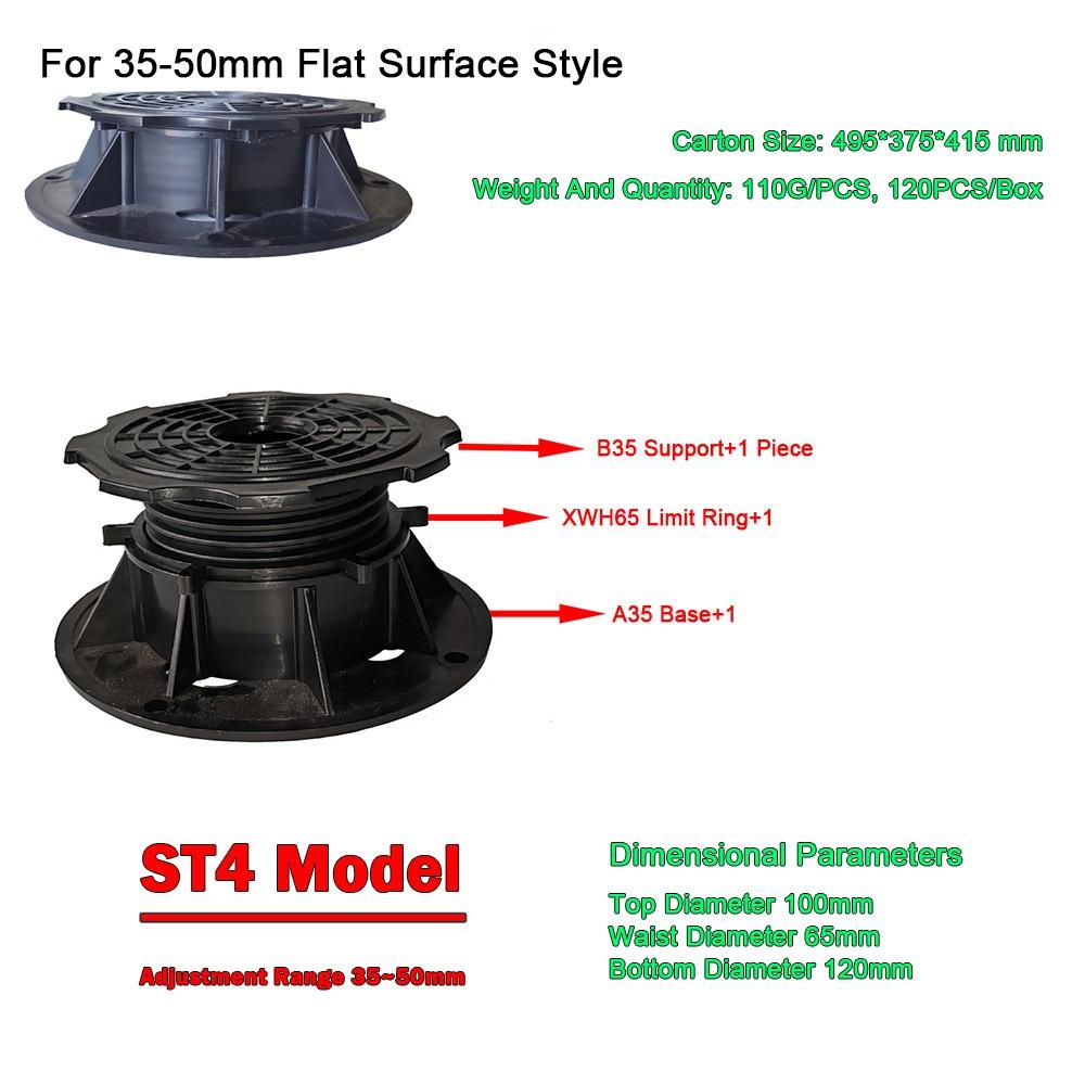 1/2Pcs Eliminate Slope Difference Decking Boards Lift Bearing Set  for Wood WPC Metal