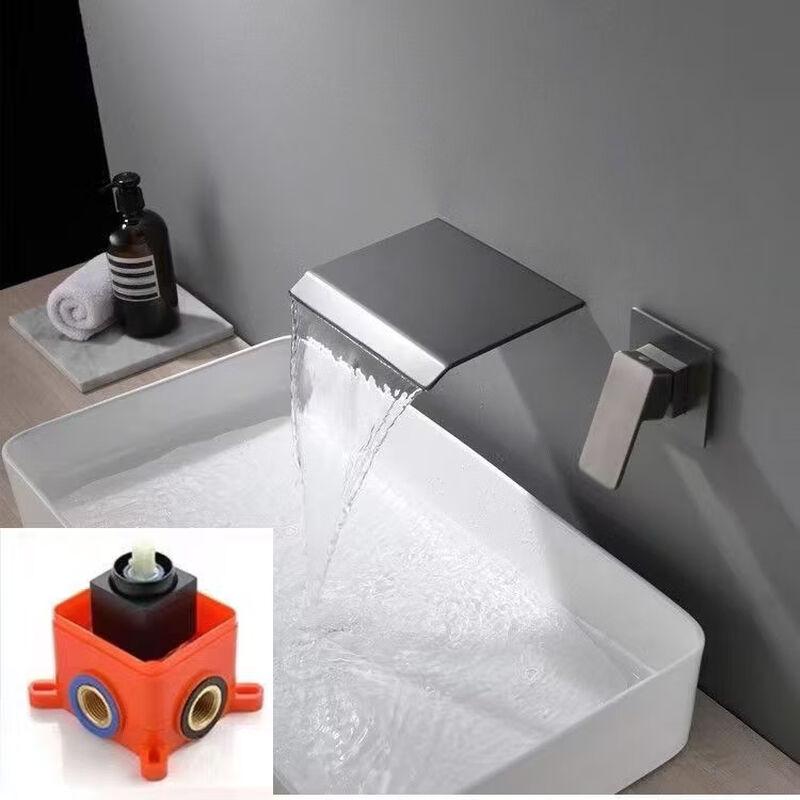 OEING Wall-Mounted Waterfall Basin Faucet