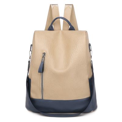 Women Anti-theft Backpack Waterproof Fabric Large Female Shoulder Bag Large Capacity Simple Style Casual Mochila Travel