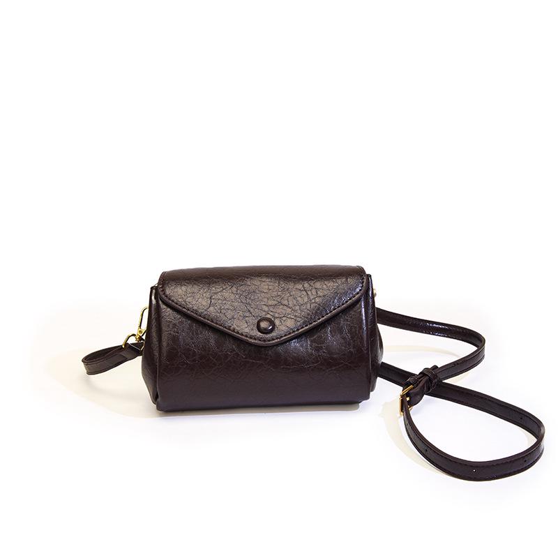 

2025 Versatile Retro Small Square Bag: Solid Color, Simple Fashion, Modern Single Shoulder & Crossbody Bag for Ladies One Size коричневый