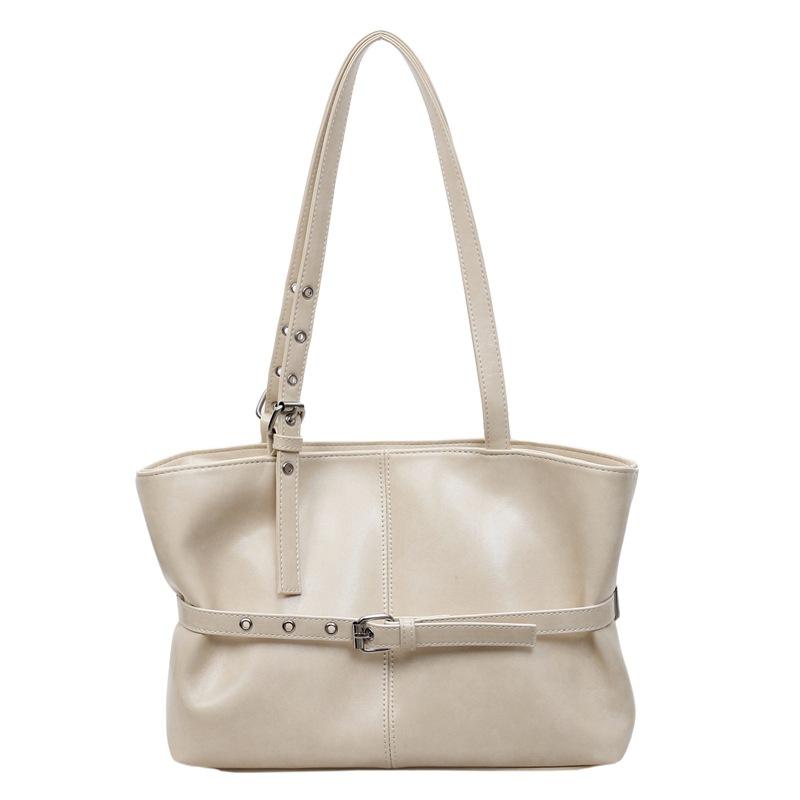 Autumn Leisure Niche Korean Version Armpit Bag 2025 New Large-capacity Commuter Tote Bag Locomotive Wind Shoulder Bag Women