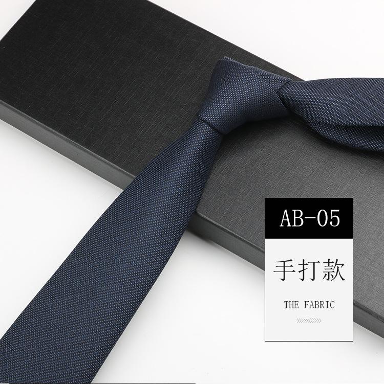 Men'S Tie Easy-Pull Zipper Dress Wedding British Style Blue Gray Knot-Free Hand Tie