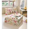 Cute Cartoon Printed Thin Quilt Kids Students Summer Double Yarn Soybean Air Conditioning Comforter Lightweight Cooling Blankets