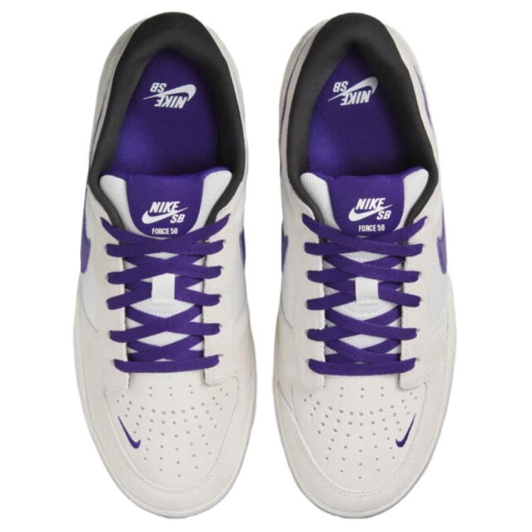 New Nike Sb Force 58 Phantom Summit White Dark Smoke Grey Court Purple DV5477-006