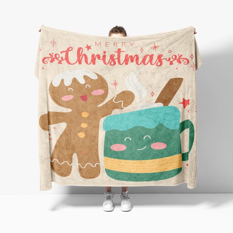 Wohndekoration Plüsch Überwurf Sofadecke Tagesdecke Bett flauschig weiche Decken Dekor Plaid Modern Halloween Frohe Weihnachten Winter