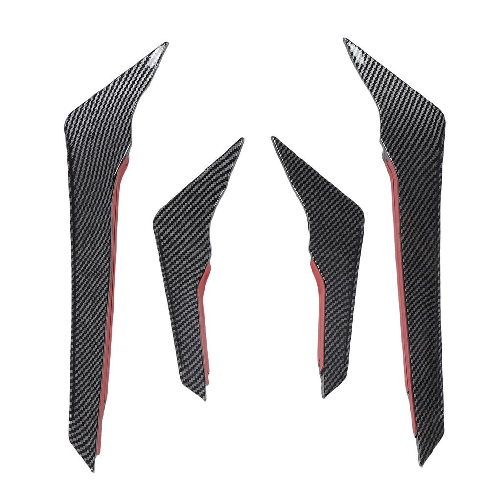 1 P  Front Bumper Side Spoiler Aerodynamic Left Right Front Bumper Side   Vent Trim Fin Decor Replacement For FY   2021-2024