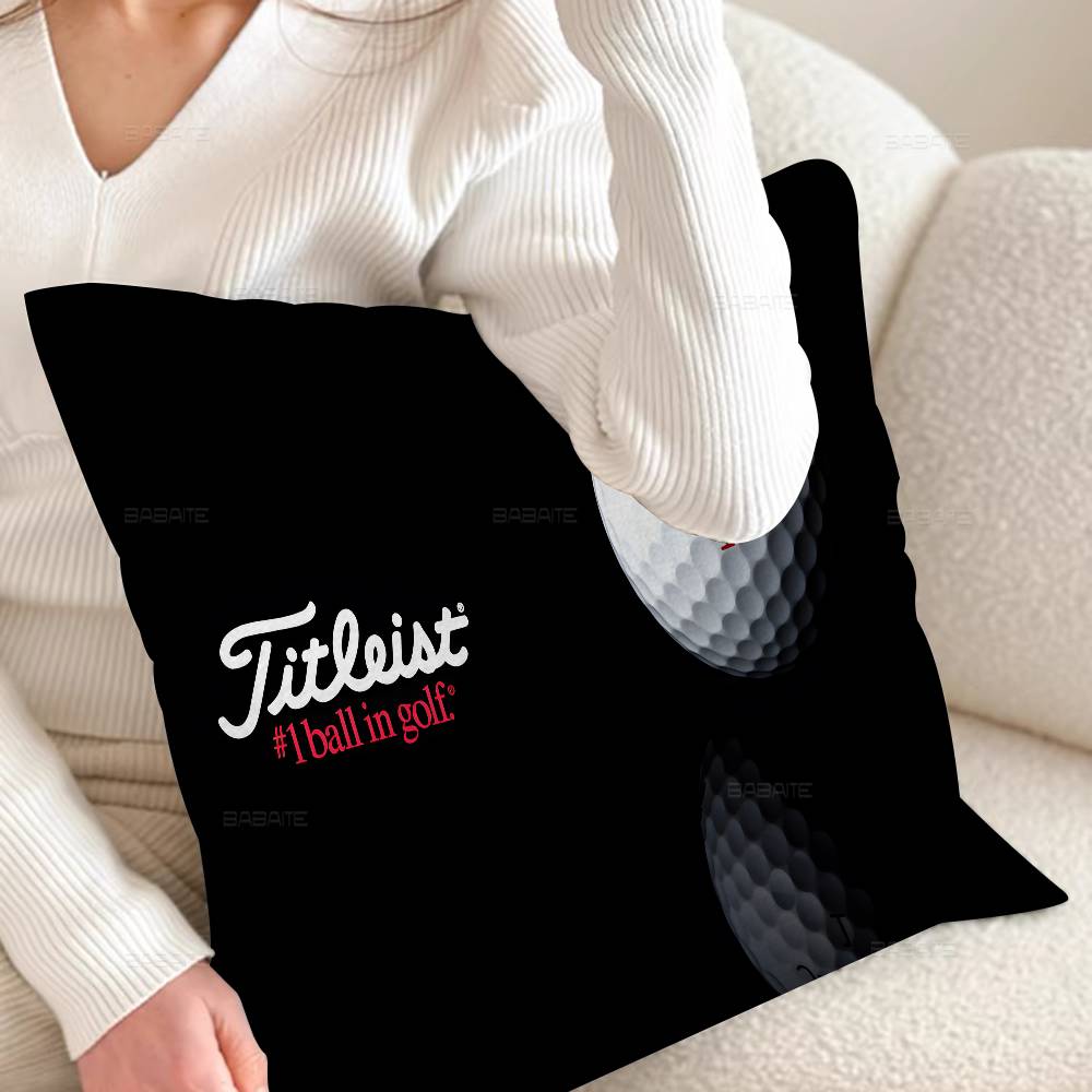 TTtitleistS Pillow Covers Cartoon Sofa Decorative Home Doublesided Printing Short Plush Cute Cushion Cover