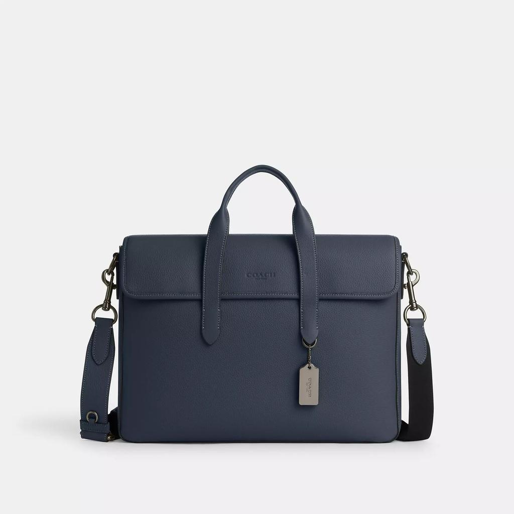 Coach Sullivan Portfolio Brief Gunmetal Black