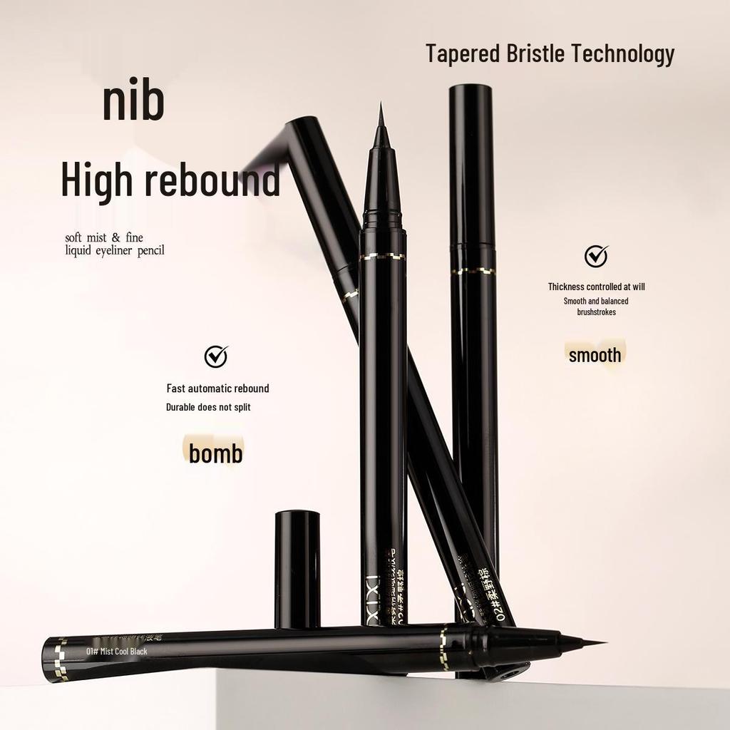 Makeup Xixi Ultra-Fine Soft Mist Eyeliner: Waterproof, Sweat-Proof, Long-Lasting, No Smudge, Perfect for Lower Lash Line & Waterline.