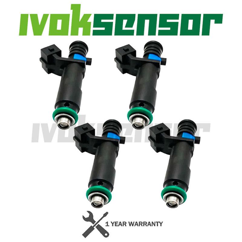 4pcs 25186566 New Fuel Injector Nozzle For Chevrolet Sail 1.2 Aveo 1.2 Spark 1.0 1.2 1.4 2010-2015 24101262 23899720 FJ1332