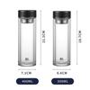 Fuguang Double-Layer Glass Tea Infuser Cup