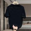 Summer Cotton T-shirt Couple Top Cute Cat Cartoon Loose Casual Shirt