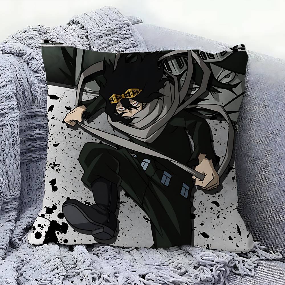 

Anime Shouta Aizawa Office Cushion Pillowcase Car Cushion Cover45X45CM Lumbar Pillowcase Sofa Pillowcover 16x16Inch