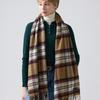 ABRAHAM MOON Merino Wool Shawl Muffler 50cm - Camel Stewart