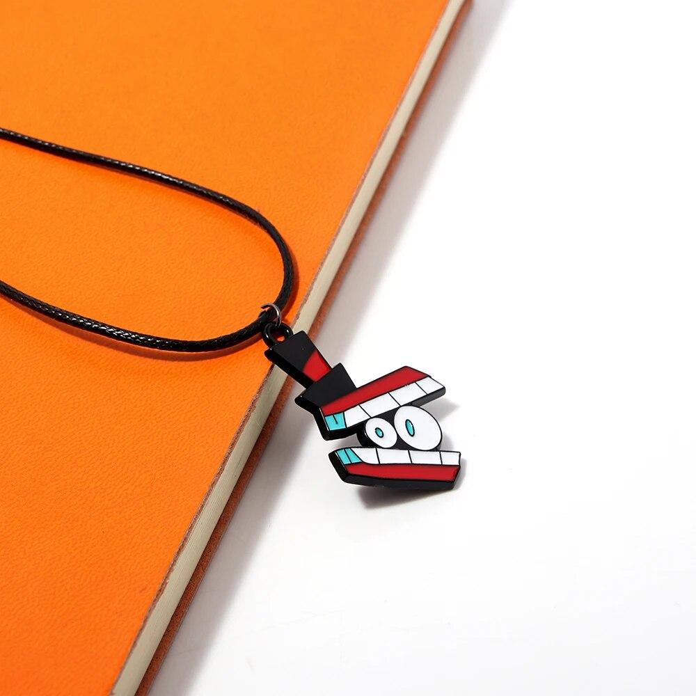 The Amazing Digital Circus Necklace Anime TADC Pomni Jax Caine Ragatha Pendant Necklace For Women Men Cosplay Jewelry Gift