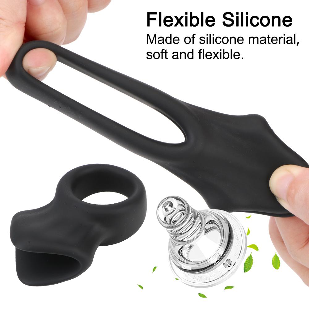 Cock Rings Delay Ejakulasjon Masturbator Ring Sexleketøy for menn Par Silikon Penis Ring Voksen