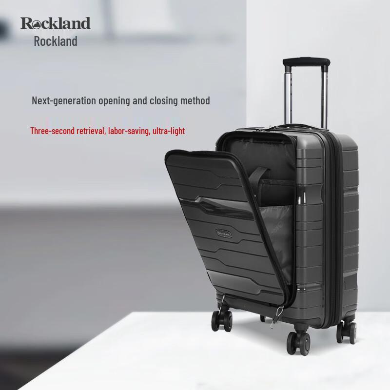 ROCKLAND Front-Opening Spinner Luggage 20 inch