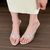 Fashion Women's Slippers Open Toe High Heels Shoes Woman Heeled Sandals Summer 2025 Fashion Dress Shallow Stilettos Sandalias De Mujer
