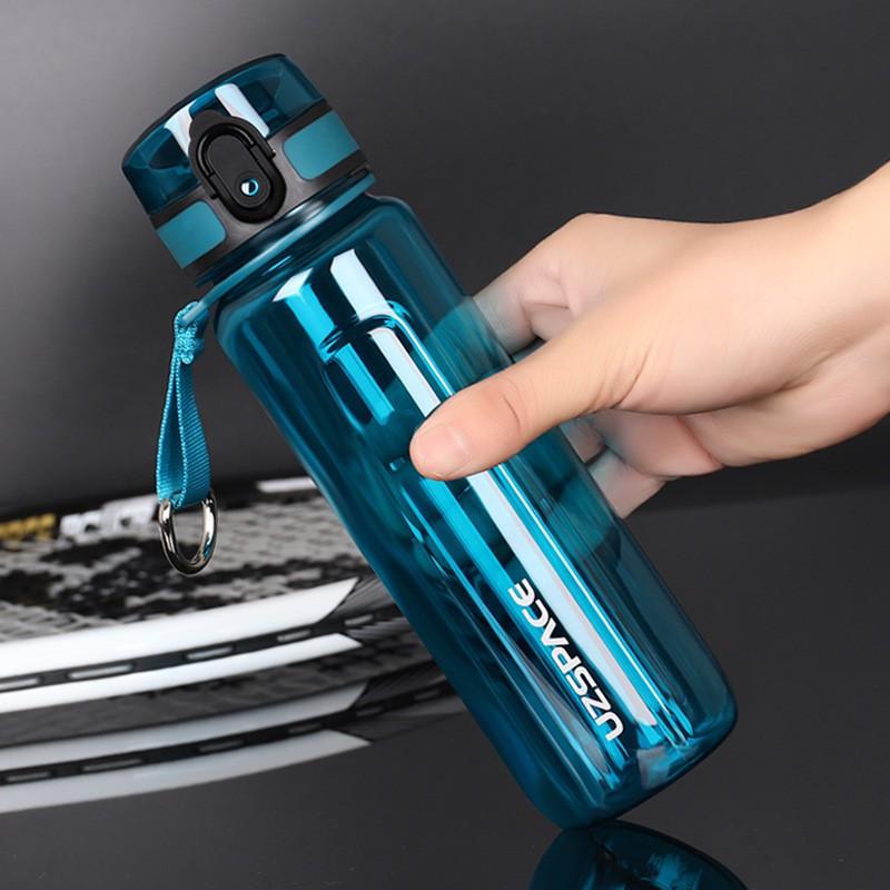 Large Capacity Tritan Sports Water Bottle Men Outdoor Gym Hiking Travel BPA Leakproof