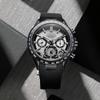 Citizen Attesa Light Powered Quartz Movement Titanium PU Strap Watch Unisex Silver Dial CC4055-14H