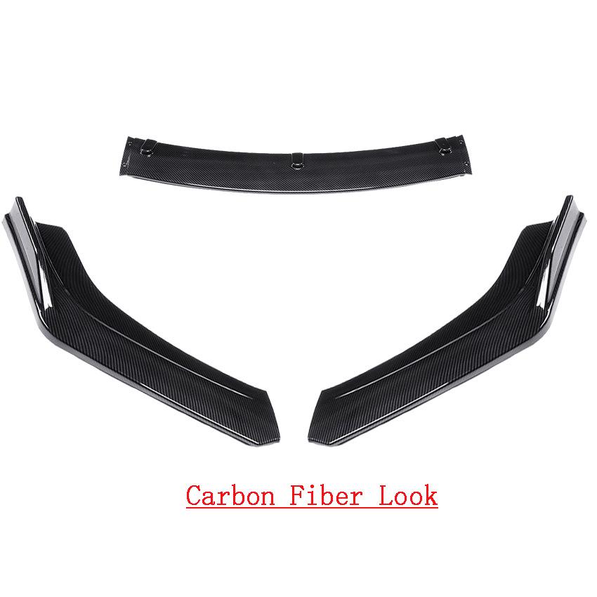 Skoda Superb 2016-18 Czarny Błyszczący Dodatek - Dolna Listwa Przedniego Zderzaka