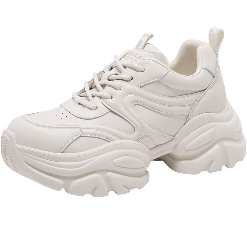 Belle Women s Little Milk Whale Thick-Soled Casual Shoes D2U1DAM5 37
