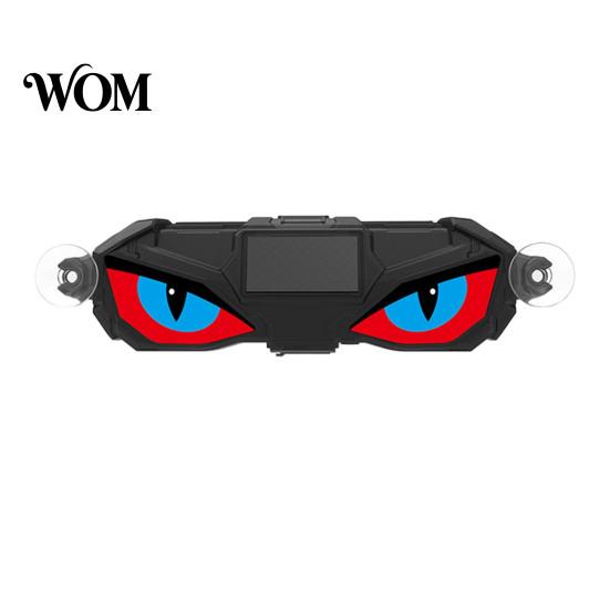 Devil Eye Car Window Light 1/3Pcs Solar Demon for Window, LED Interior Lamp with Suction Cup, Dynamic Auto Windshield Ambient