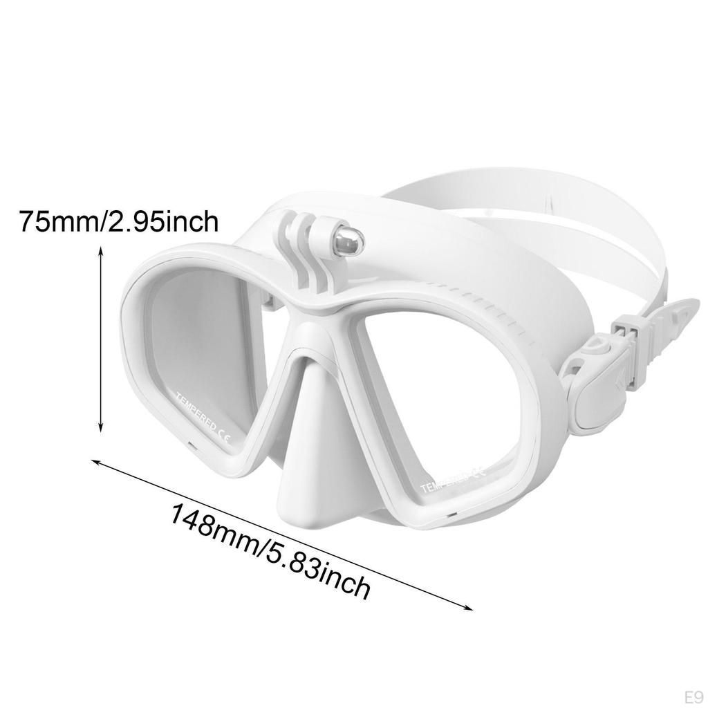 Adjustable Snorkel Gear with Diving Glasses for Aquatic Sports