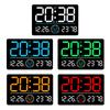 A Must Have Modern Decor Item This LED Digital Wall Clock Combines Style And Functionality With Its Comprehensive Display