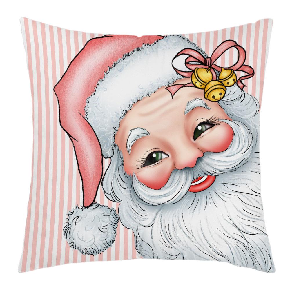 

Рождественская наволочка Домашнее украшение Подушка Набор из четырех предметов Подушка для дивана в гостиной Подушка для спальни 45 × 45CM