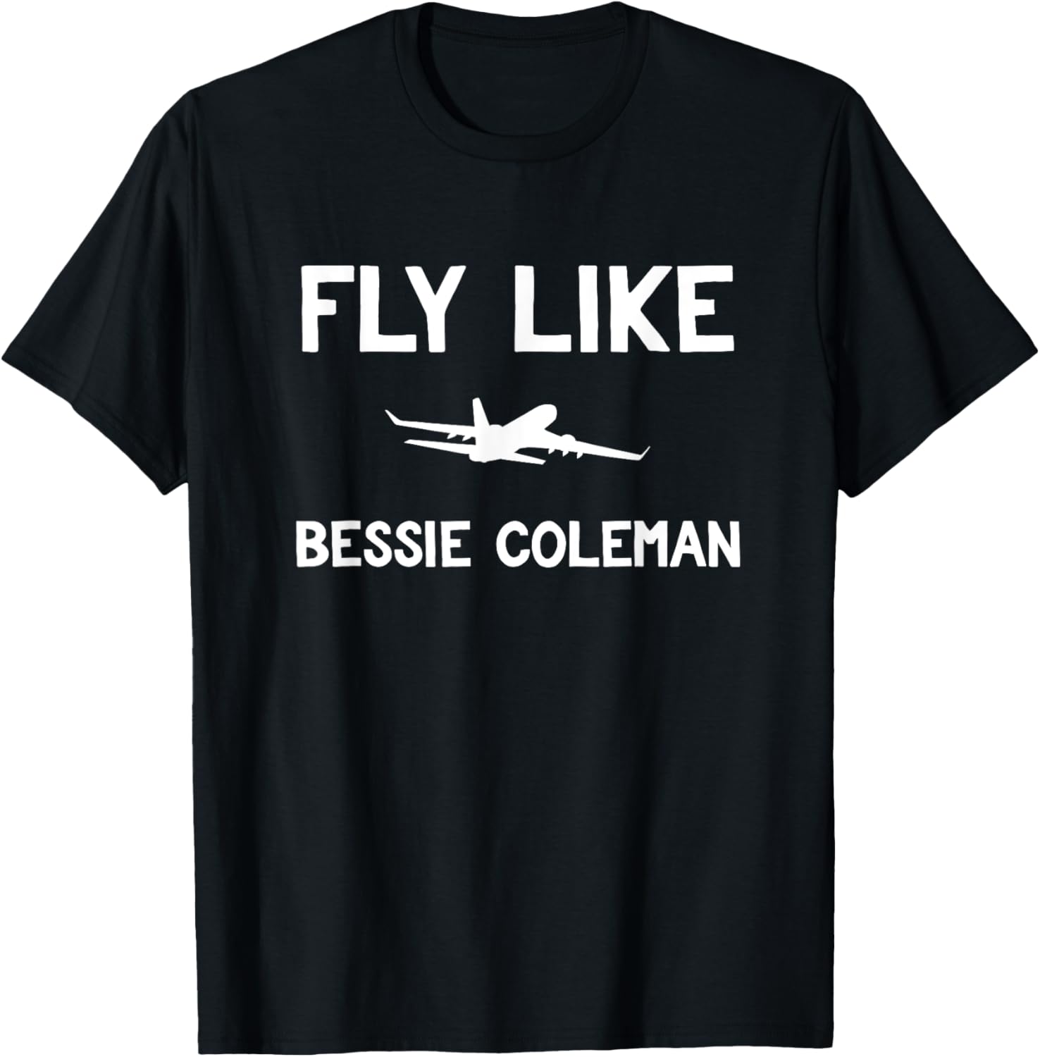 

Black History Month Bessie Coleman Gift for Pilot T-Shirt 5XL різнокольоровий