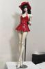 HAMRETHYPPZ BJD Ball Jointed Doll Doll Doll Maid Leather Skirt Denim Sexy Cowboy Hat Suit and Body Not 1/4 1/6 1/3 Dress, Costume, Outfit, Suit,