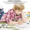12 Stück Fußball-Bleistifte mit Radiergummi-Set Fußball-Thema Bleistift-Schreibwaren für Schüler Büro Schule Klassenzimmer HB