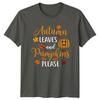 Autumn Leaves and Pumpkins Please TShirt Thanksgiving Autumn Thanksgiving Gift