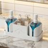 Portaspugne Dispenser Sapone Cucina Dispenser Sapone Piatti Ricaricabile Organizer da Bancone