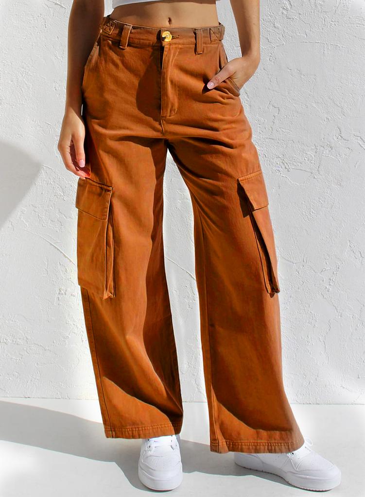 Damen Low Rise Cargo Jeans Gerade Beine Mehrere Taschen Denim Hosen Gewaschen Nicht Elastisch Lässige Lange Hosen