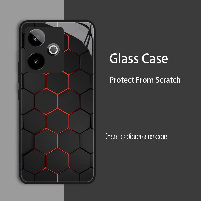 Etui na Realme GT7 5G RMX5061 Etui ze szkła hartowanego Twarda obudowa Dla Realme GT 7 Pro GT7 T RealmeGT 7T Etui ochronne Luksusowa Capa