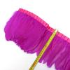 2 Meter Gänsefedern Fransenbänder Federn DIY Handarbeitszubehör Nähband Für Hochzeitskleid Dekoration Basteln 15-20cm